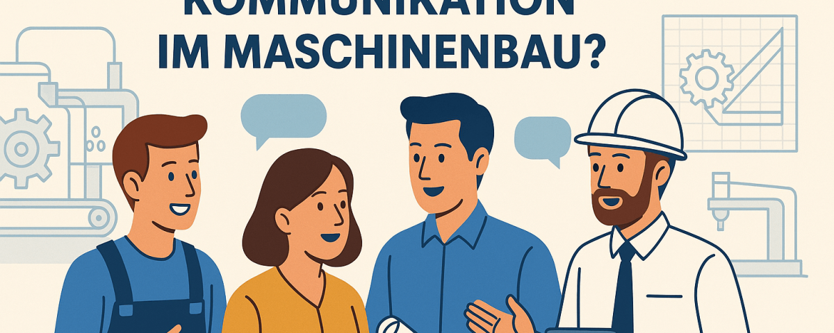 Wie verbessert man die Kommunikation im Maschinenbau?
