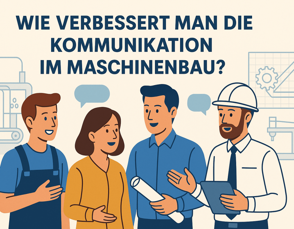 Wie verbessert man die Kommunikation im Maschinenbau?