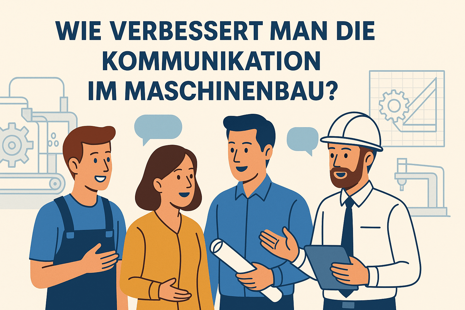 Wie verbessert man die Kommunikation im Maschinenbau?