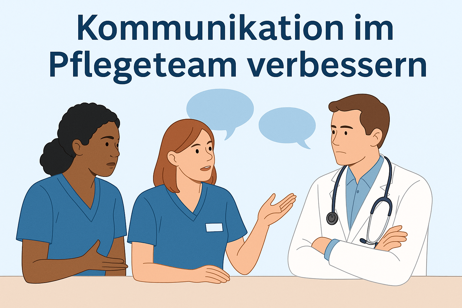 Wie verbessert man die Kommunikation im Pflegeteam?