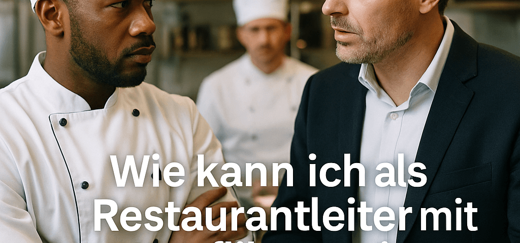 Wie kann ich als Restaurantleiter mit Konflikten mit Mitarbeitern umgehen?