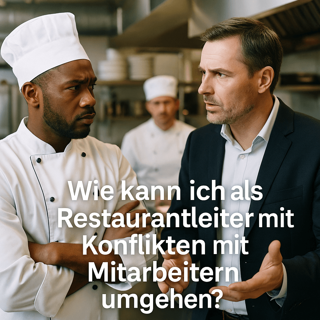 Wie kann ich als Restaurantleiter mit Konflikten mit Mitarbeitern umgehen?