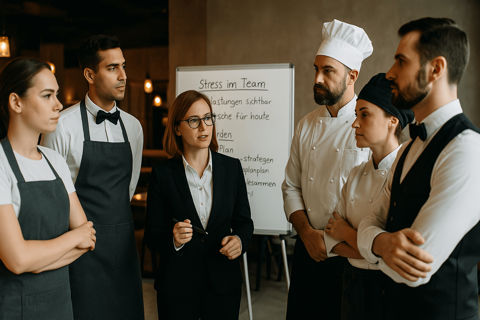 Stress im Team in Gastro & Event