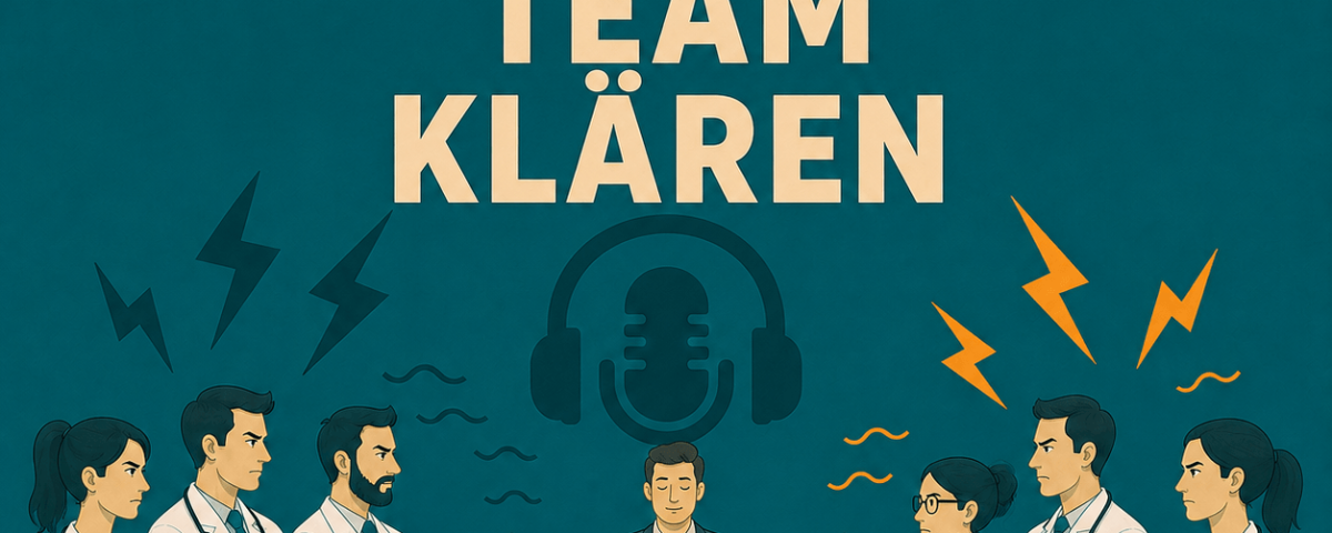 In dieser Folge erfahren Sie, wie ein zerstrittenes Team in einer Klinik oder Krankenhaus den Konflikt hinter sich lässt und wieder arbeitsfähig wird.