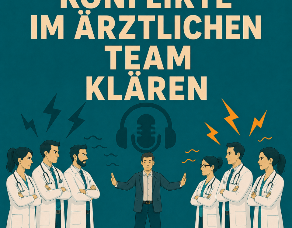 In dieser Folge erfahren Sie, wie ein zerstrittenes Team in einer Klinik oder Krankenhaus den Konflikt hinter sich lässt und wieder arbeitsfähig wird.
