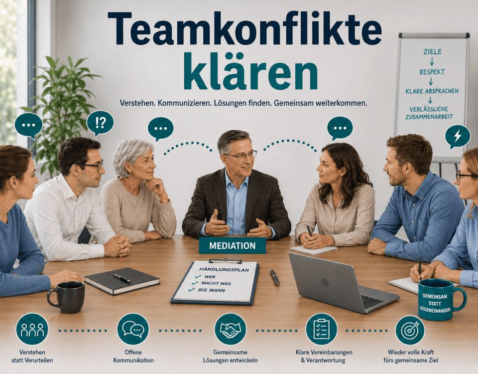 Teamkonflikte klären, so geht´s